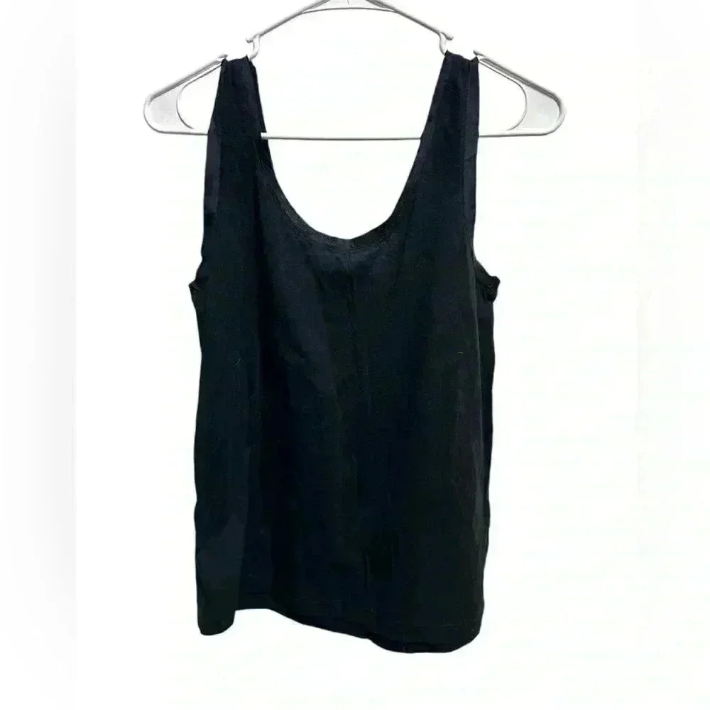 J. Crew black beaded tank top